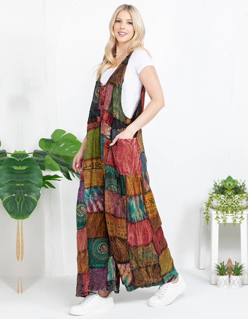 Patchwork Jumpsuit
