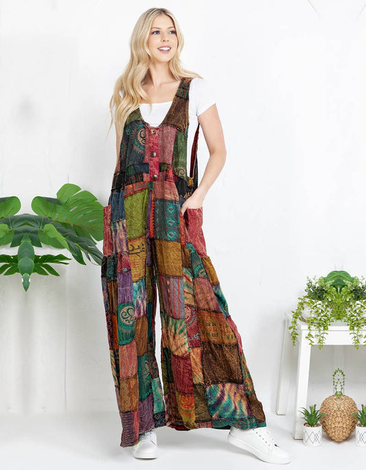 Patchwork Jumpsuit